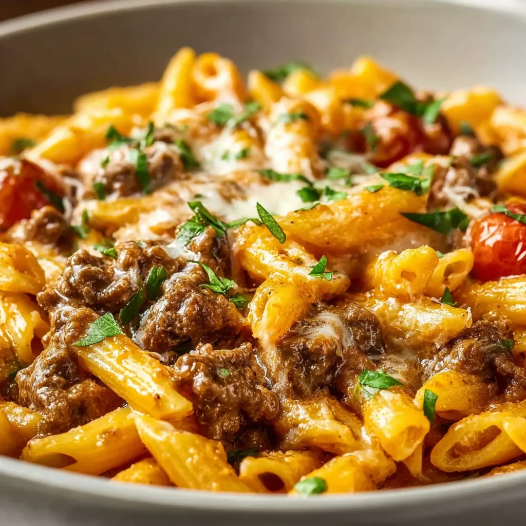 EASY BEEF PASTA RECIPE