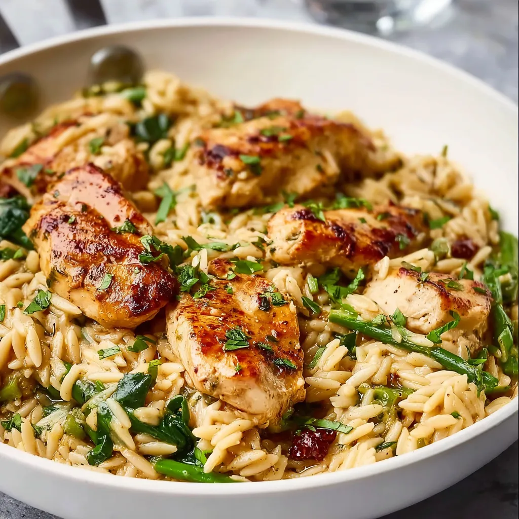 EASY CHICKEN ORZO RECIPE
