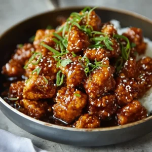 EASY HONEY SESAME CHICKEN RECIPE 2 Close-up of glistening Honey Sesame Chicken, a featured image for a delicious recipe.