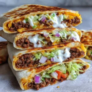 EASY KETO CRUNCHWRAPS RECIPE 2 A close-up shows a delicious Keto Crunchwraps recipe, perfect for a low-carb meal.