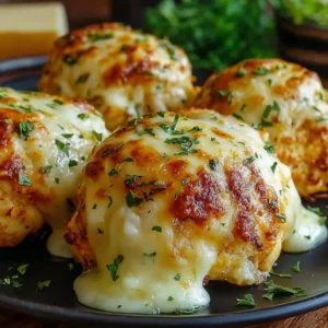 EASY MELTED MOZZARELLA RANCH CHICKEN BOMBS 2 Melted Mozzarella Ranch Chicken Bombs, a featured image showcasing this cheesy and flavorful recipe.