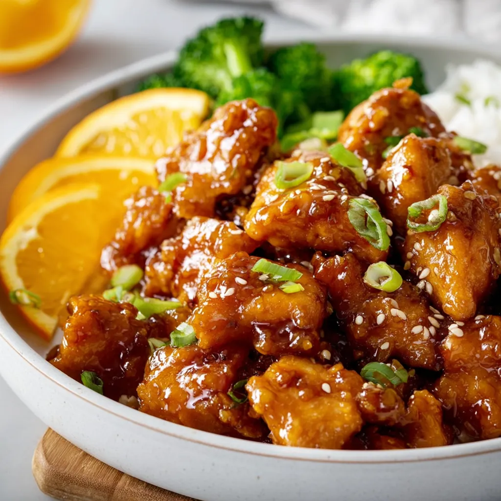 EASY PERFECT ORANGE CHICKEN