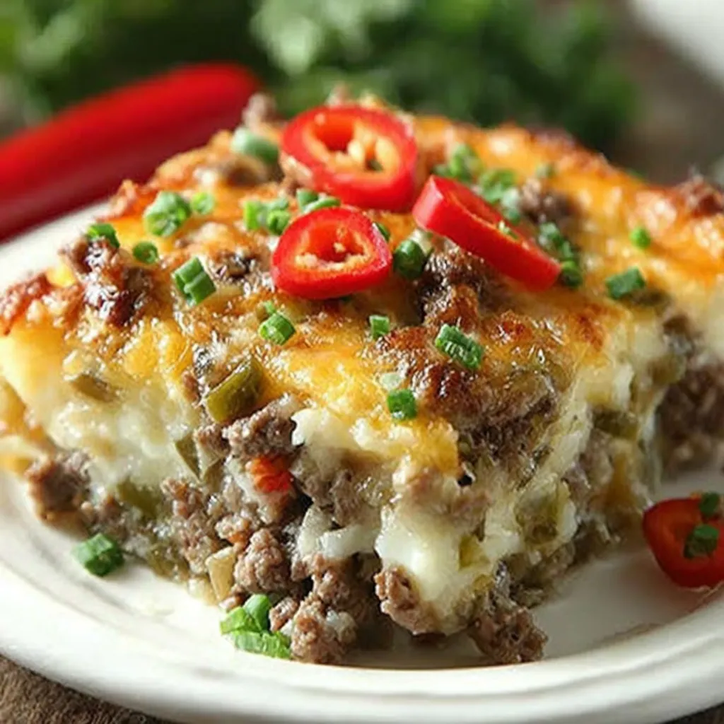 EASY PHILLY CHEESESTEAK CASSEROLE