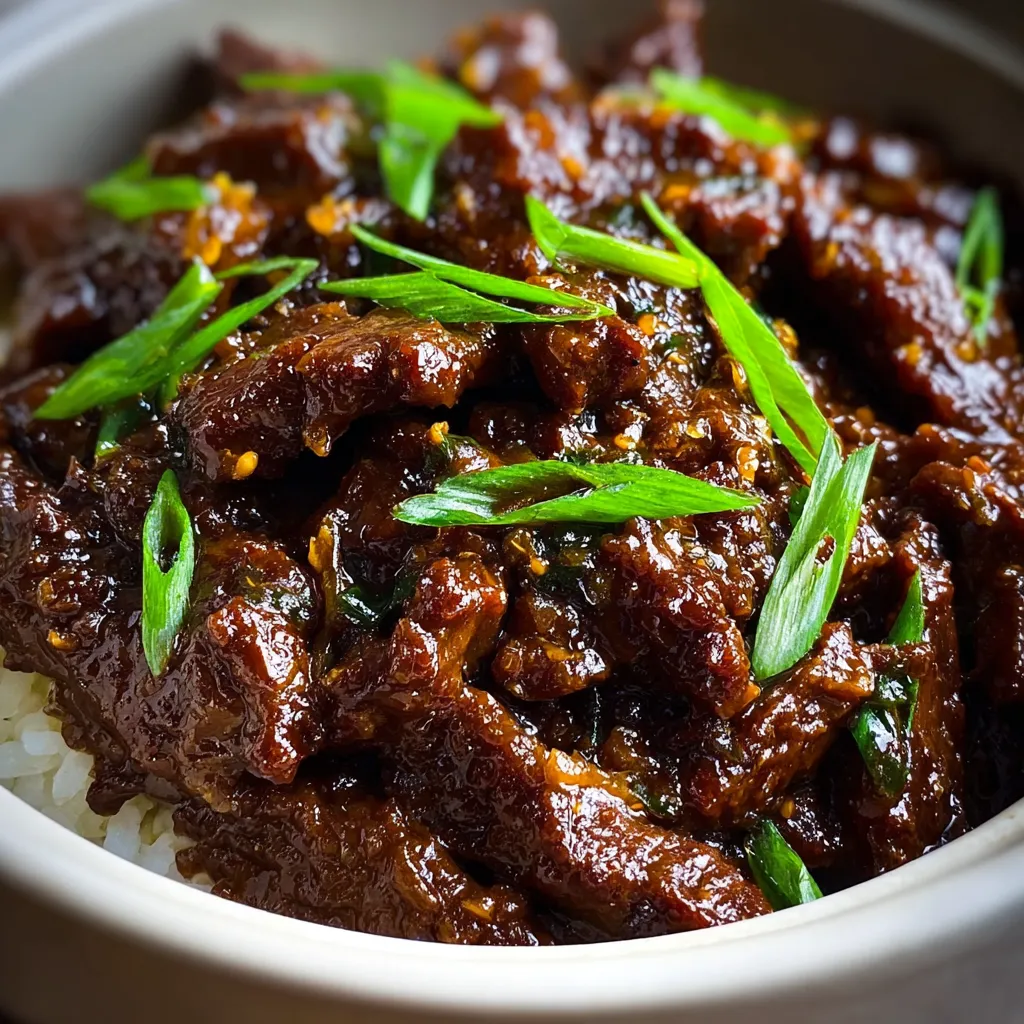 EASY SLOW COOKER MONGOLIAN BEEF