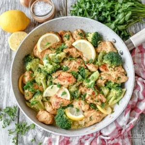 GARLIC CHICKEN WITH BROCCOLI AND SPINACH EASY 2 Garlic Chicken With Broccoli And Spinach is beautifully displayed in this featured image, showcasing the dish's vibrant colors and appealing texture.