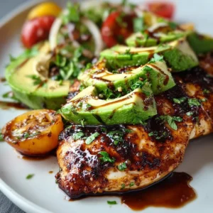 GRILLED CALIFORNIA AVOCADO CHICKEN ULTIMATE 2 Grilled California Avocado Chicken is shown as a delicious, juicy grilled chicken breast topped with creamy California avocado slices.