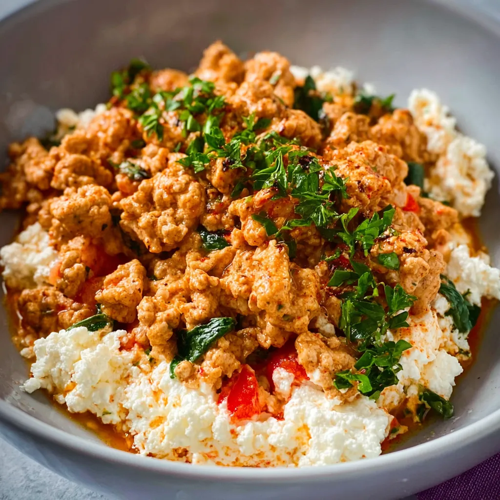 GROUND TURKEY COTTAGE CHEESE BAKE ULTIMATE