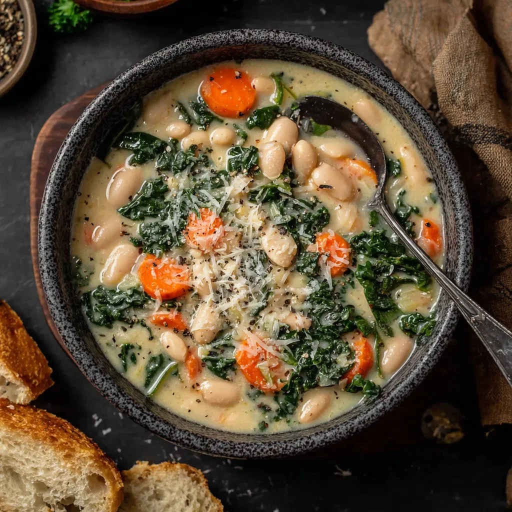 HIGH PROTEIN WHITE BEAN SOUP QUICK