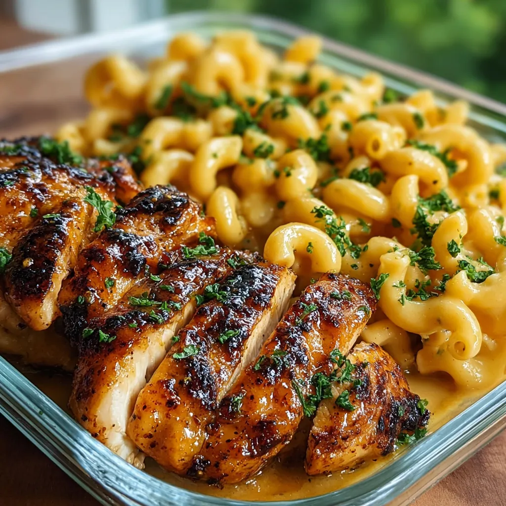 IRRESISTIBLE HONEY GARLIC BUTTER CHICKEN MAC