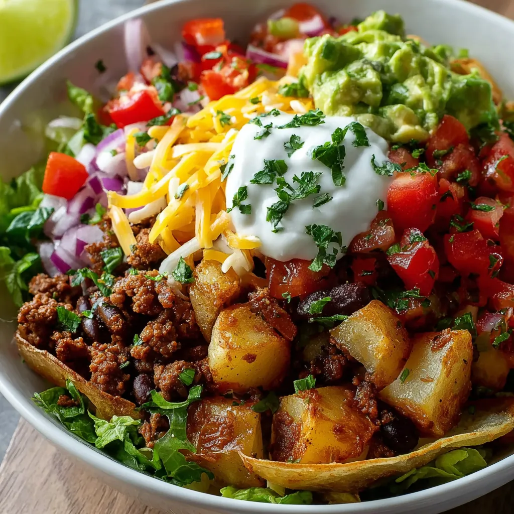 LOADED POTATO TACO BOWL ULTIMATE
