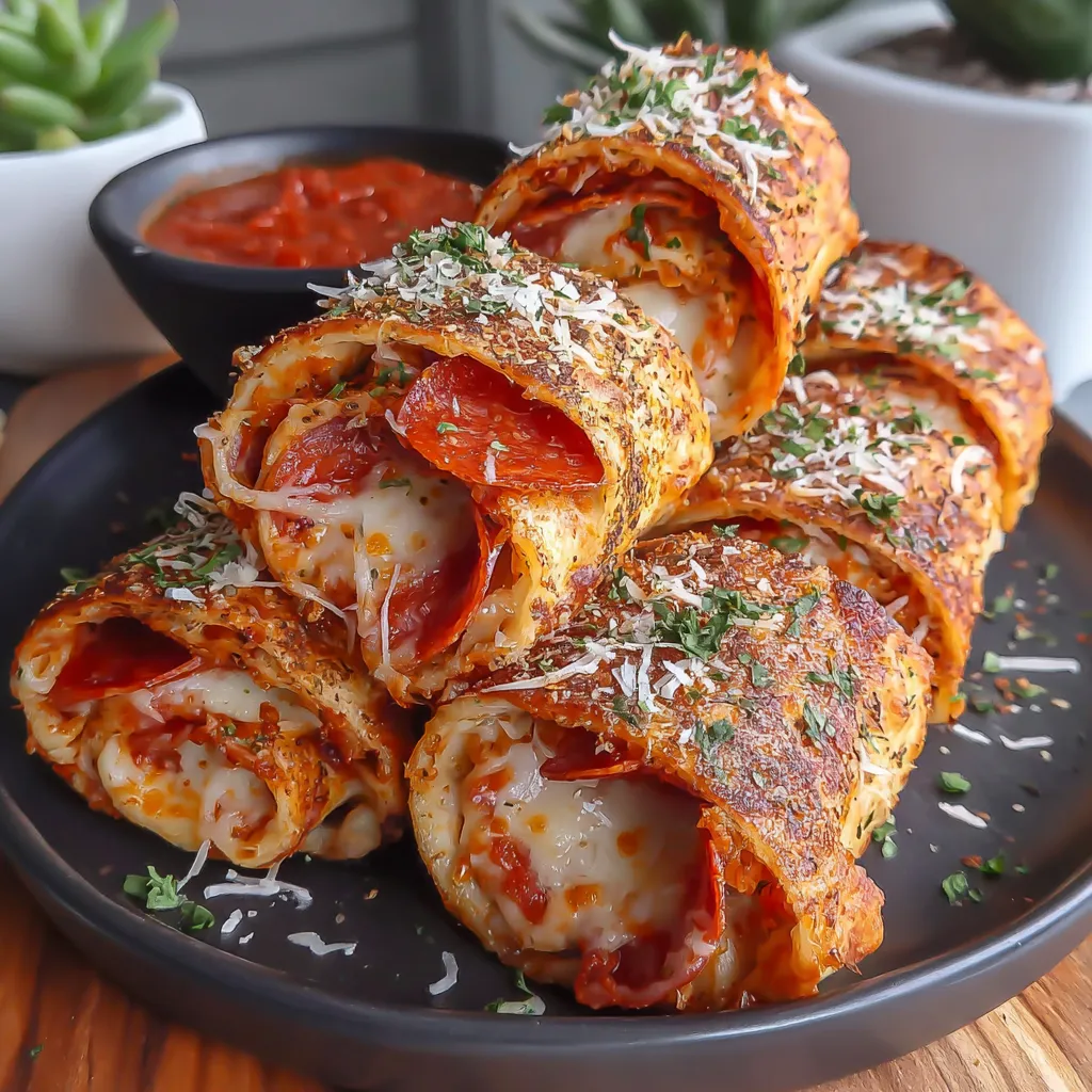 PEPPERONI PIZZA ROLLS AMAZING