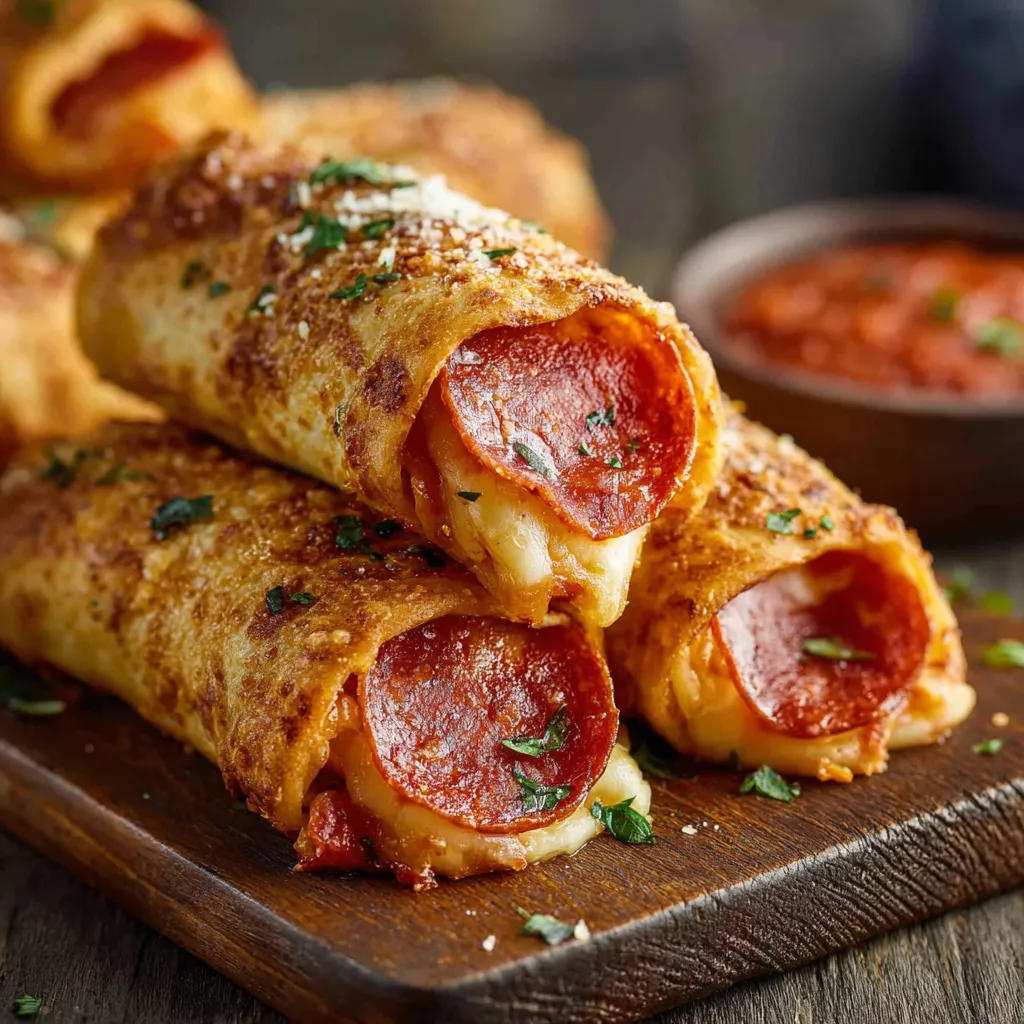 PEPPERONI PIZZA ROLLS AMAZING