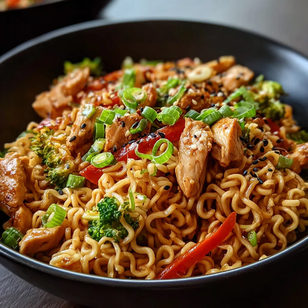 PERFECT CHICKEN RAMEN STIR FRY
