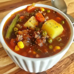 PERFECT HOMEMADE BEEF STEW 2 A hearty bowl of Beef Stew is shown as the featured image for this recipe.