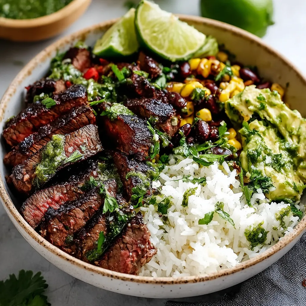 ULTIMATE CILANTRO LIME STEAK BOWLS