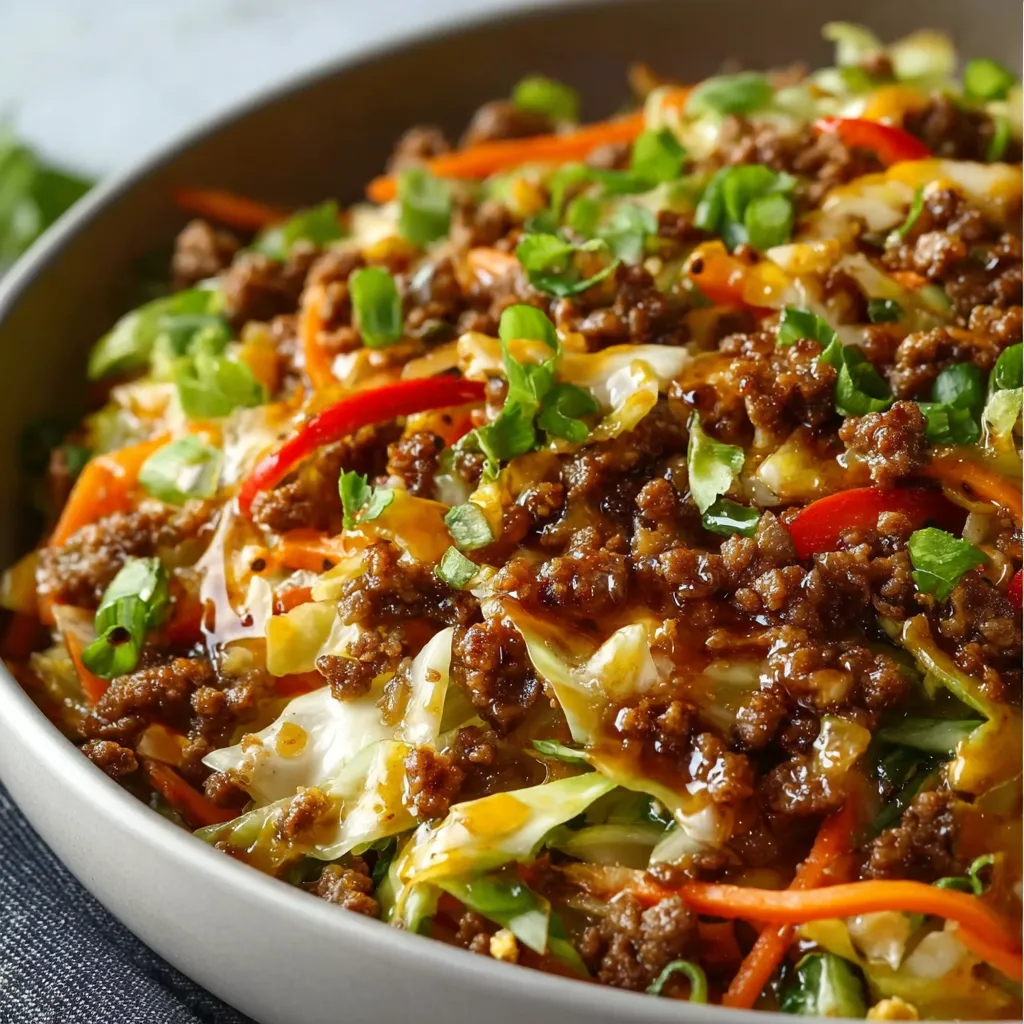 ULTIMATE EGG ROLL IN A BOWL