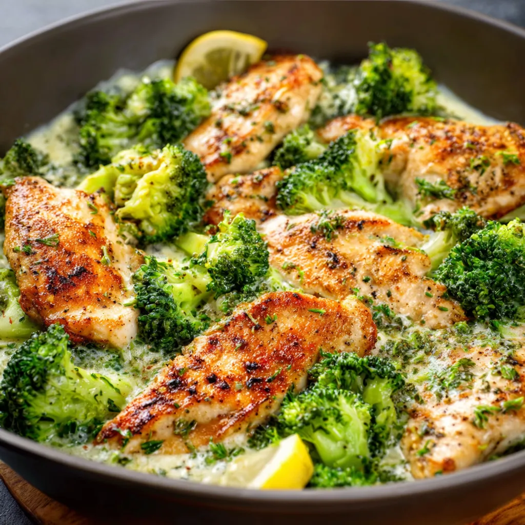 Delicious Chicken Broccoli Bowls with rice, ready to eat.