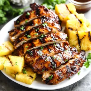 BEST BROWN SUGAR PINEAPPLE CHICKEN 2 Brown Sugar Pineapple Chicken, a delicious and easy weeknight dinner, is shown as the featured image.