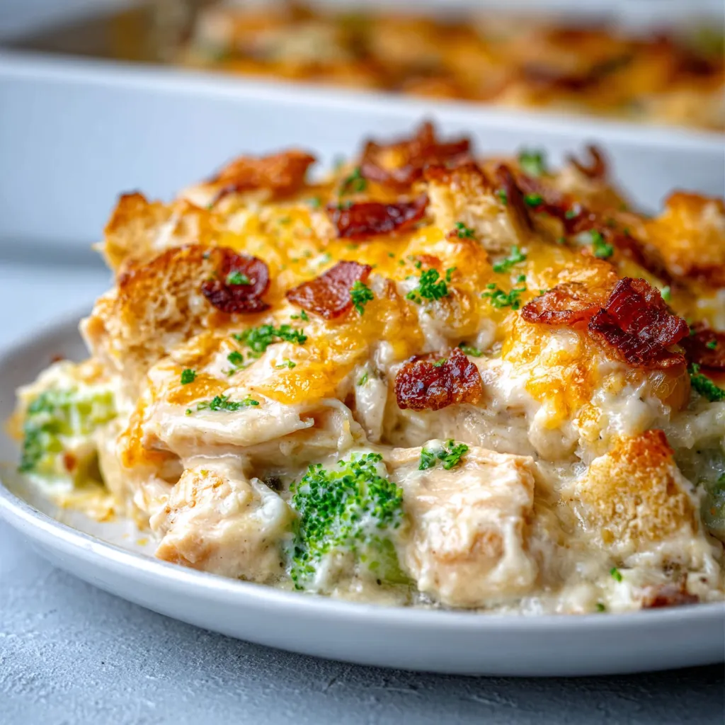 BEST CHICKEN CASSEROLE KETO EASY