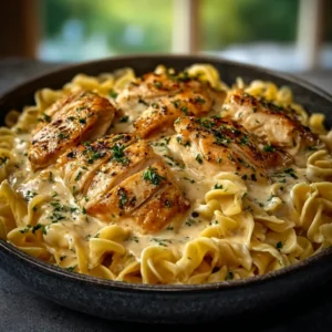 CHICKEN BUTTERED NOODLES SILKY WEEKNIGHT PERFECTION 2 Creamy Chicken Buttered Noodles, a comforting and delicious family meal.