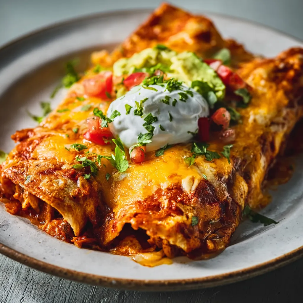 CHICKEN ENCHILADAS EASY CHEESY MEXICAN NIGHT