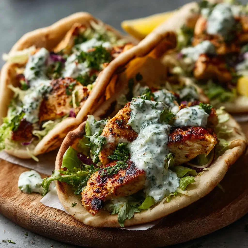 EASY SHEET PAN CHICKEN PITAS