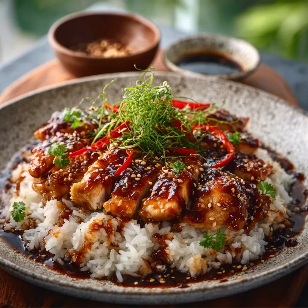 HONEY BBQ CHICKEN RICE EASY DINNER