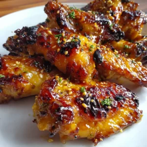 IRRESISTIBLE PINEAPPLE TERIYAKI CHICKEN WINGS 2 Pineapple Teriyaki Chicken Wings are displayed as the featured image for this flavorful recipe.