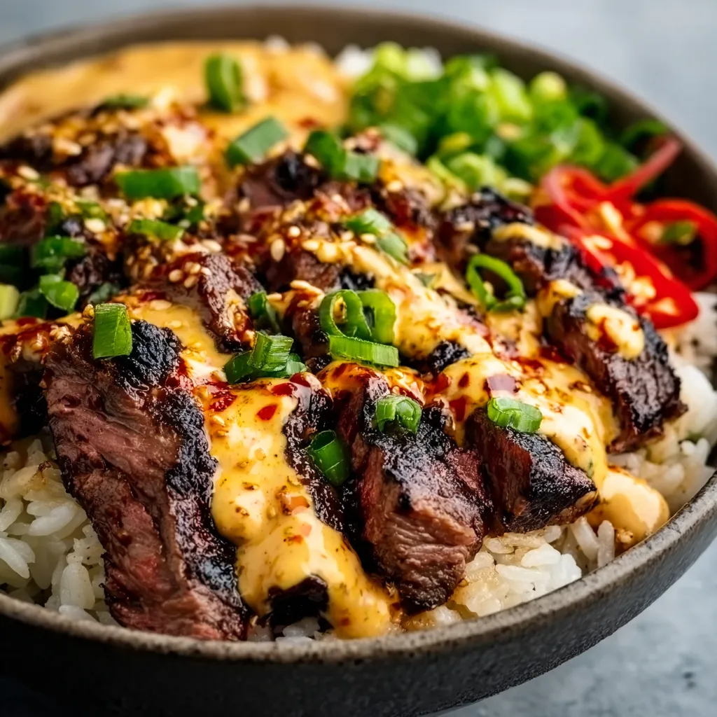 KOREAN BBQ STEAK RICE BOWLS BEST