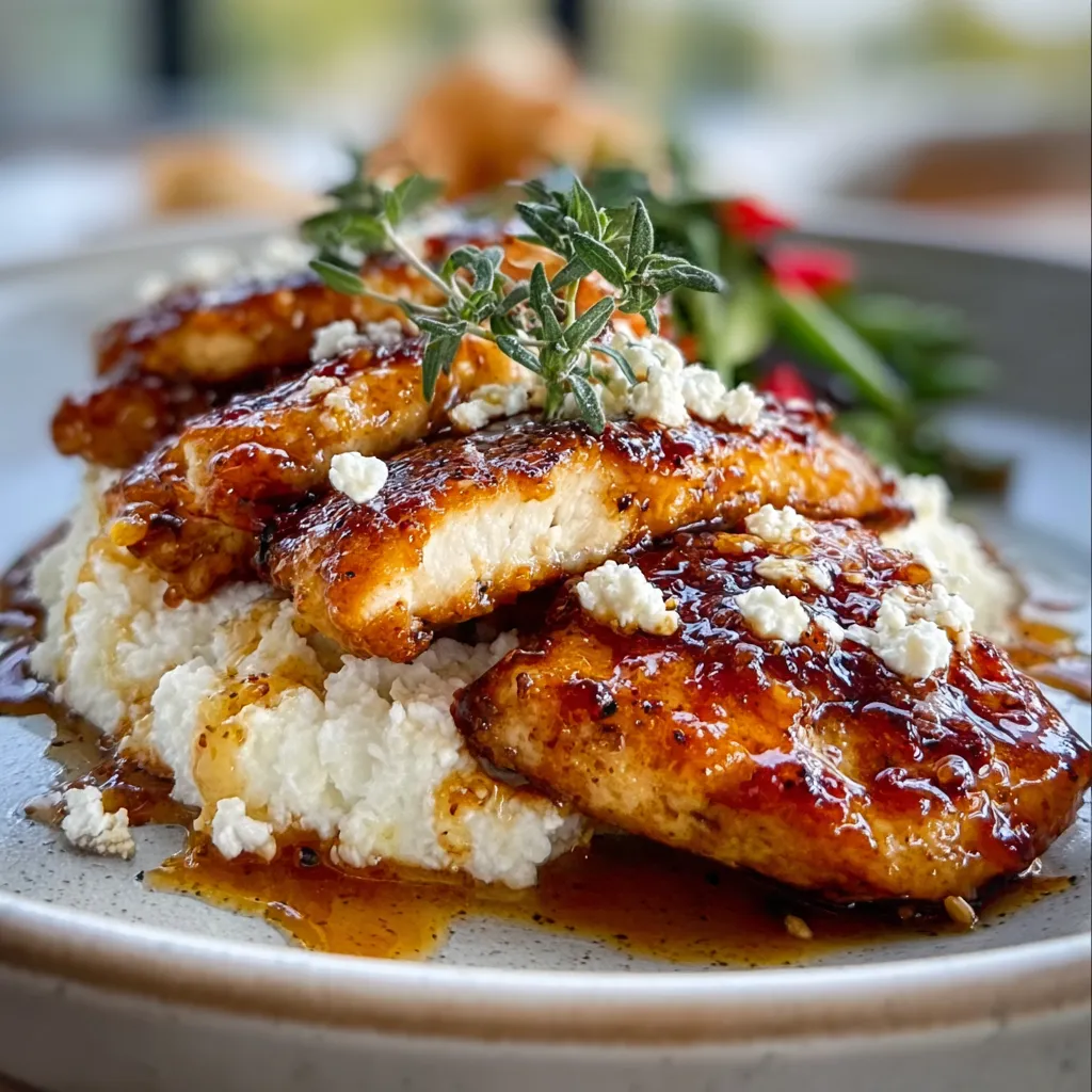 PERFECT HOT HONEY FETA CHICKEN 1 Delicious Hot Honey Feta Chicken, a featured image for the recipe.