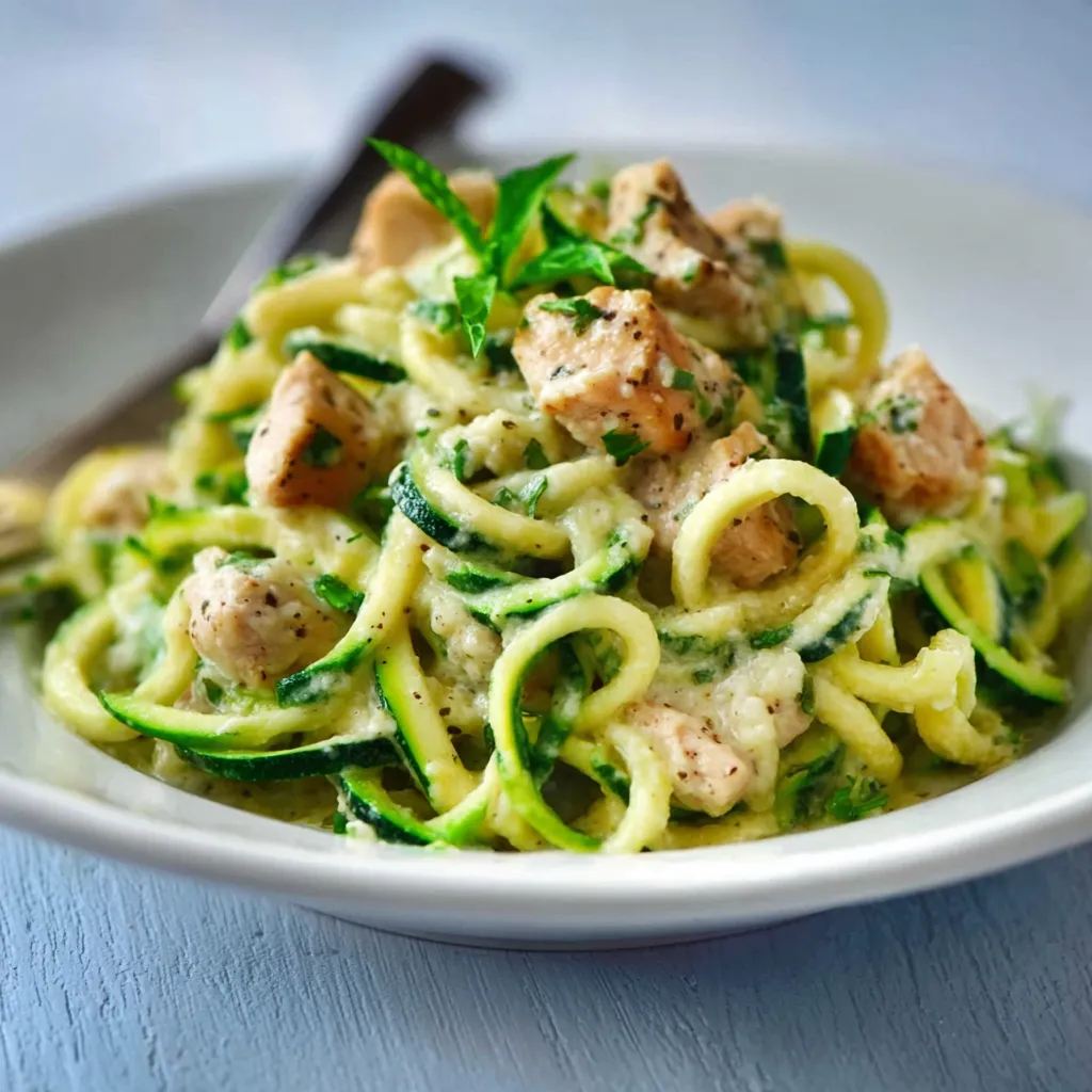 ZUCCHINI NOODLE ALFREDO WITH CHICKEN ULTIMATE