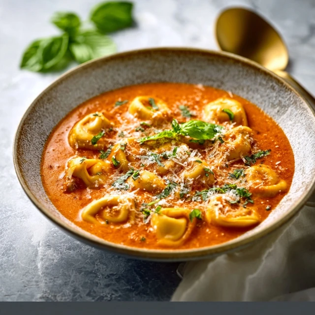 COZY PARMESAN TOMATO TORTELLINI SOUP 4 Parmesan Tomato Tortellini Soup Recipe
