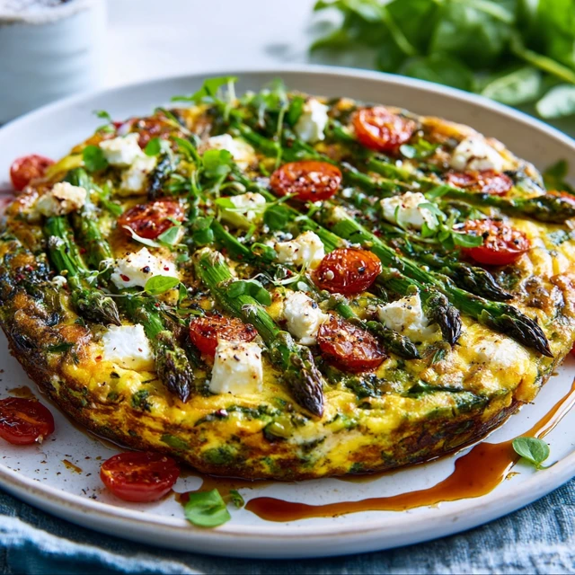 EFFORTLESS ASPARAGUS AND GOAT CHEESE FRITTATA 4 Asparagus and Goat Cheese Frittata Recipe