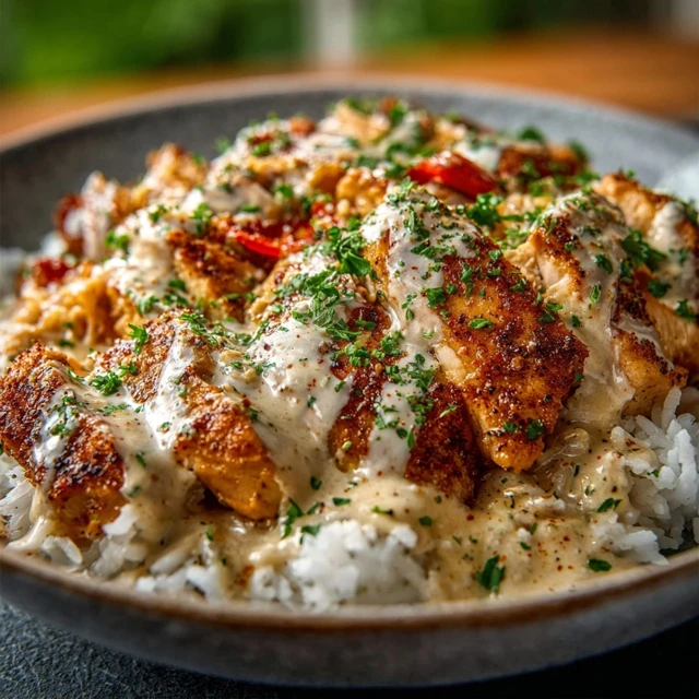 FIESTA CREAMY CAJUN CHICKEN & RICE BOWLS 4 Creamy Cajun Chicken & Rice Bowls Recipe