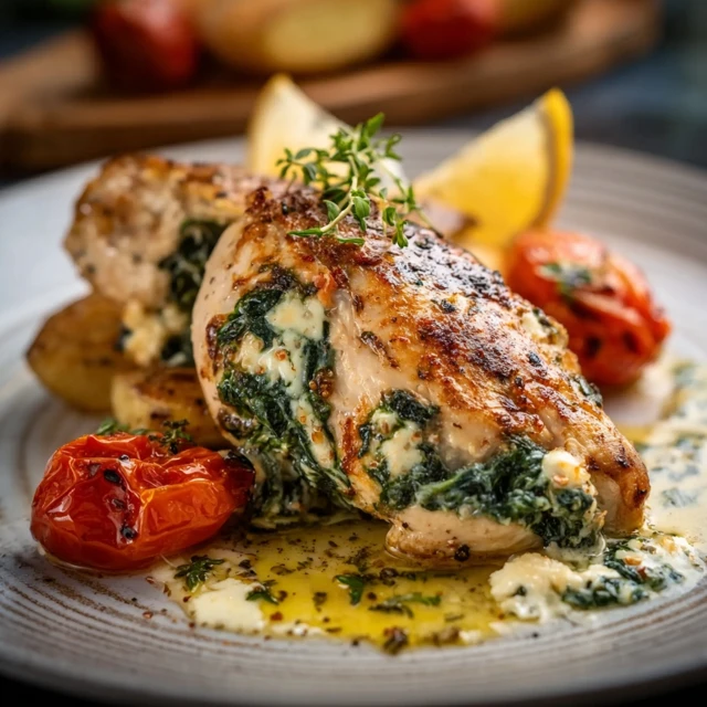 HEAVENLY KETO SPINACH AND FETA STUFFED CHICKEN 4 Keto Spinach and Feta Stuffed Chicken Recipe