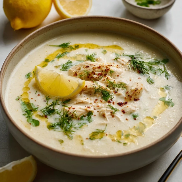 MAGIC GREEK LEMON CHICKEN SOUP 4 Greek Lemon Chicken Soup Recipe