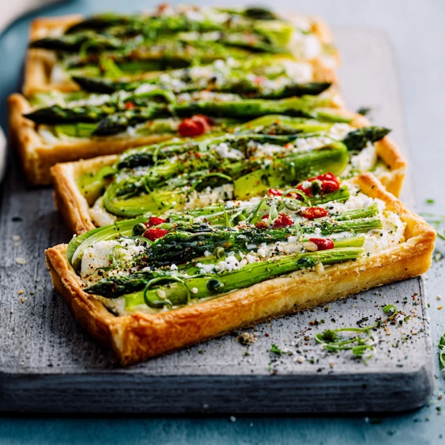 RUSTIC ASPARAGUS AND GOAT CHEESE TART 4 Asparagus and Goat Cheese Tart Recipe