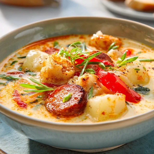 SMOKY CAJUN POTATO SOUP BOLD KICK 4 Cajun Potato Soup Recipe