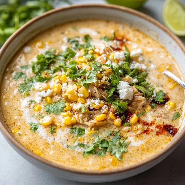 SMOKY MEXICAN STREET CORN SOUP 4 Mexican Street Corn Soup Recipe