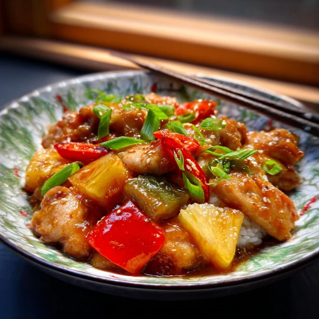 SUNSHINE SWEET AND SOUR PINEAPPLE CHICKEN 4 Sweet and Sour Pineapple Chicken Recipe