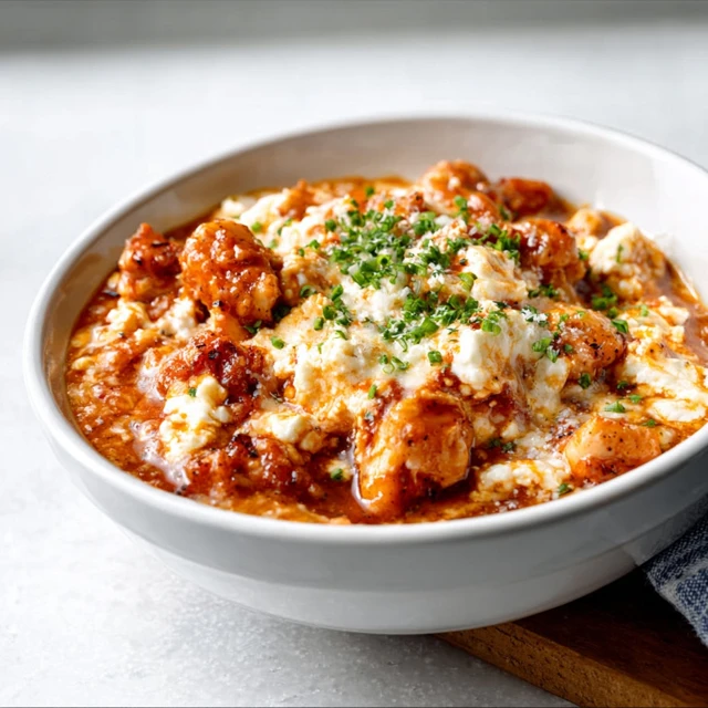 THE COTTAGE CHEESE CHICKEN PARM BOWL HACK 4 Cottage Cheese Chicken Parm Bowl Recipe