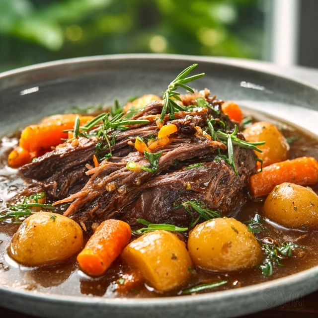 THE ULTIMATE FALL APART SLOW COOKER POT ROAST 4 Slow Cooker Pot Roast Recipe