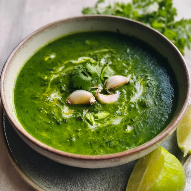 VIBRANT GARLIC HERB SPINACH SOUP 4 Garlic Herb Spinach Soup Recipe