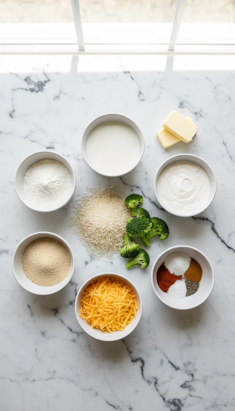 BETTER THAN CHEDDARS BROCCOLI CHEESE RICE CASSEROLE 2 Broccoli Cheese Rice Casserole Ingredients