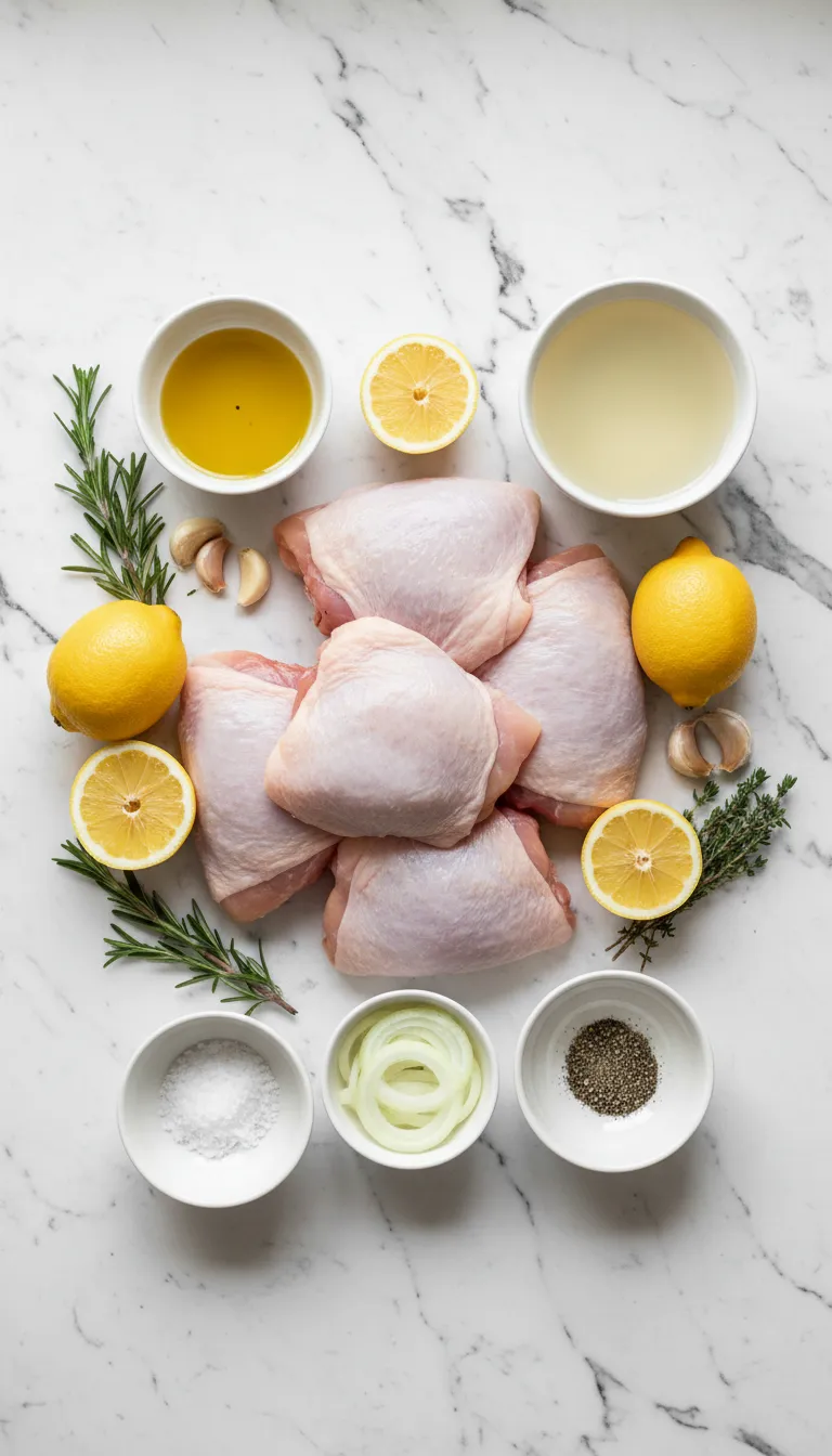 FALL APART SLOW COOKER LEMON HERB CHICKEN 2 Slow Cooker Lemon Herb Chicken Ingredients