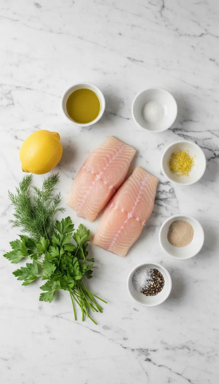 FLAWLESS AIR FRYER LEMON HERB COD 2 Air Fryer Lemon Herb Cod Ingredients