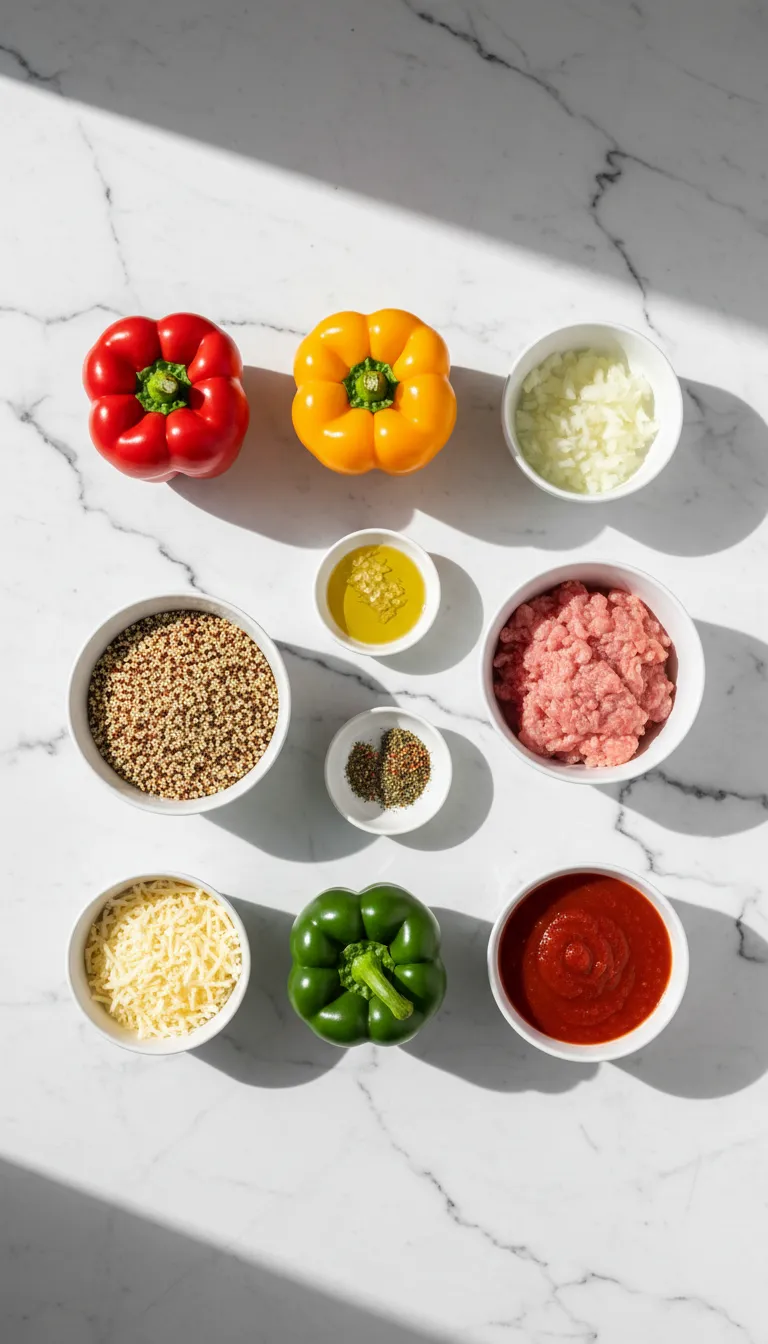 FOOLPROOF GROUND TURKEY STUFFED PEPPERS 2 Ground Turkey Stuffed Peppers Ingredients