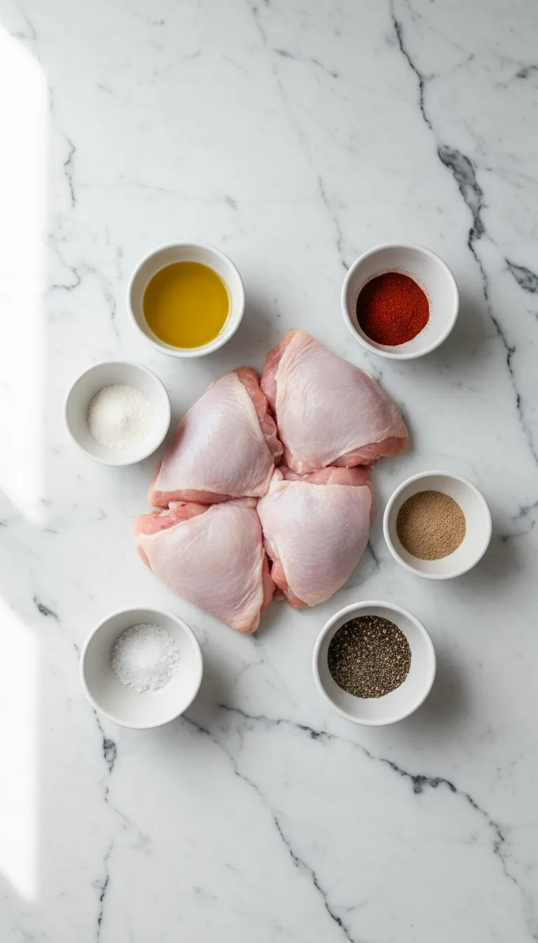 GAME CHANGING AIR FRYER CHICKEN THIGHS 2 Air Fryer Chicken Thighs Ingredients