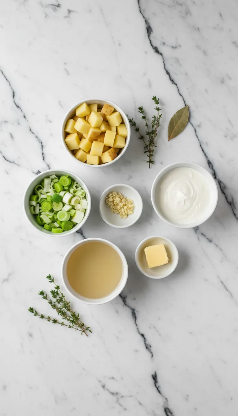 INSTANT POT POTATO LEEK SOUP BLISS 2 Instant Pot Potato Leek Soup Ingredients