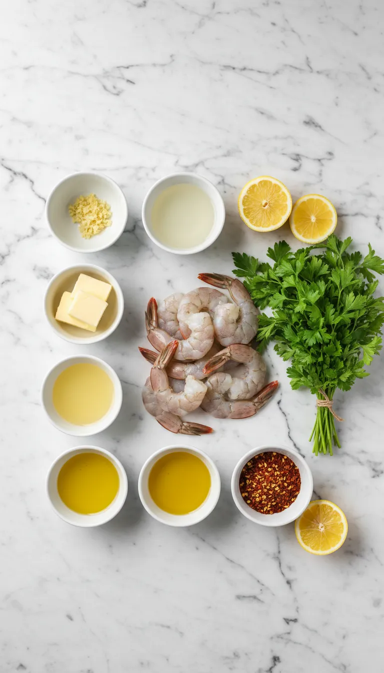 LUSCIOUS GARLIC BUTTER SHRIMP WITH RICE 2 Garlic Butter Shrimp with Rice Ingredients